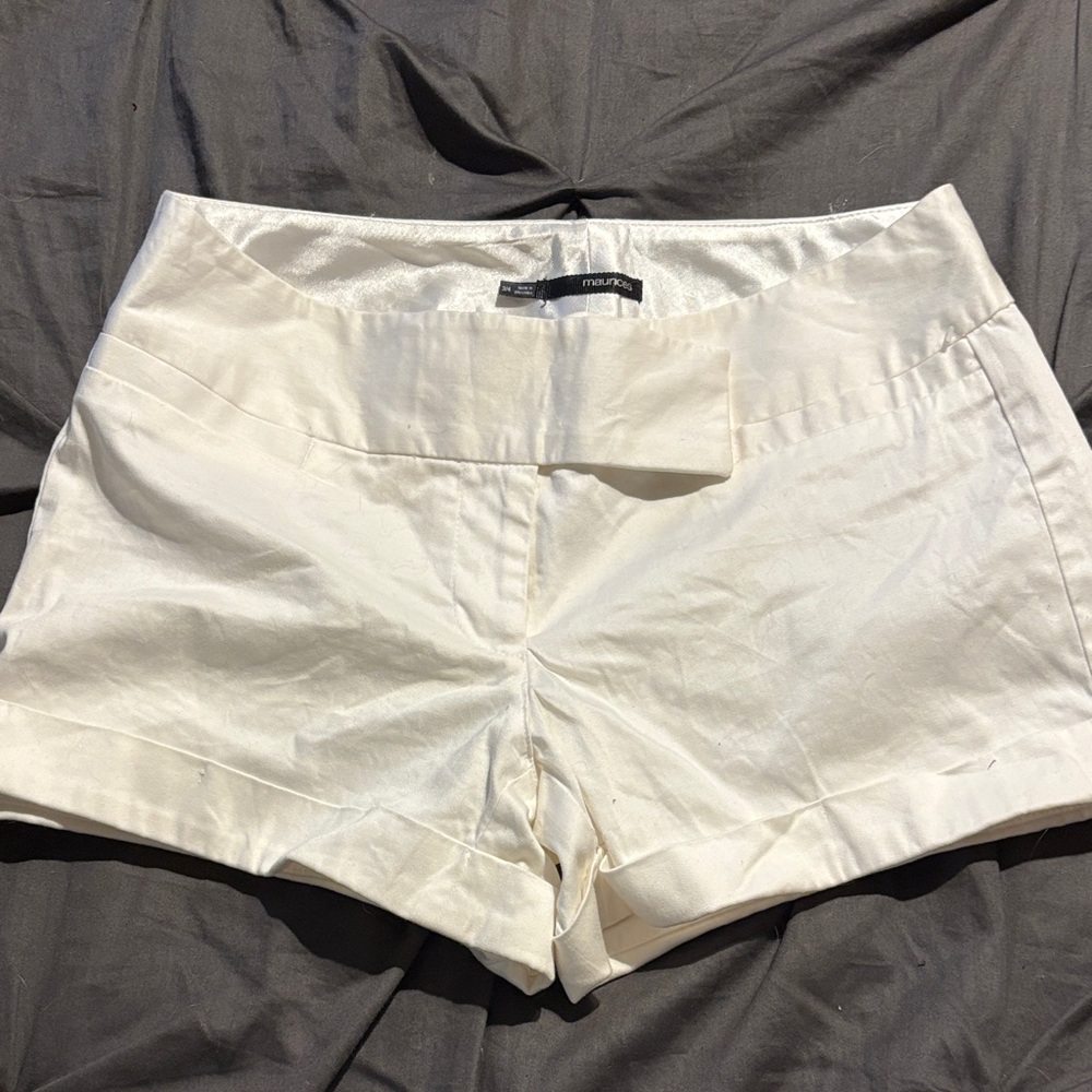 Women's White Shorts